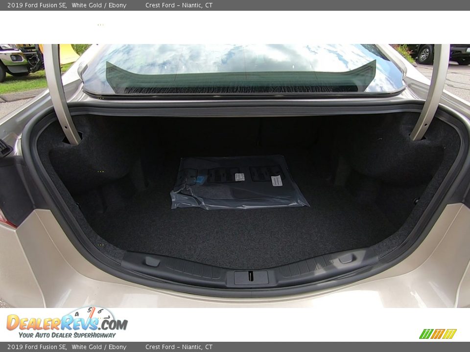 2019 Ford Fusion SE White Gold / Ebony Photo #22