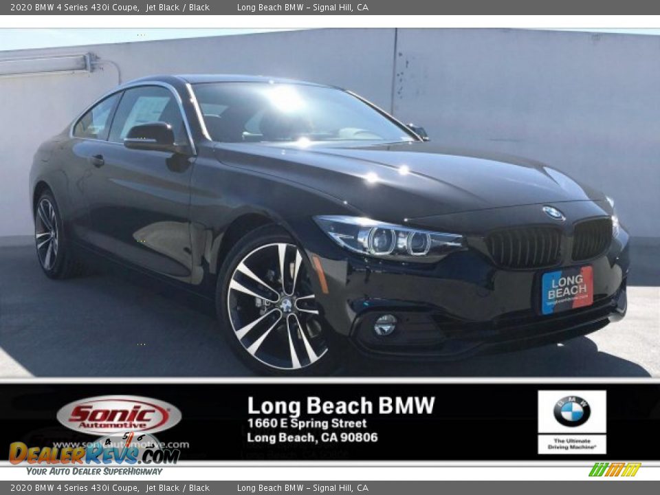 2020 BMW 4 Series 430i Coupe Jet Black / Black Photo #1