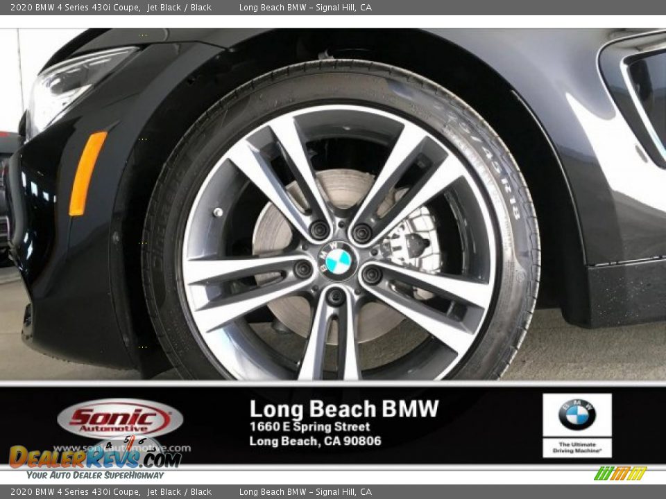 2020 BMW 4 Series 430i Coupe Jet Black / Black Photo #9