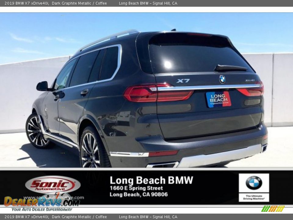 2019 BMW X7 xDrive40i Dark Graphite Metallic / Coffee Photo #2