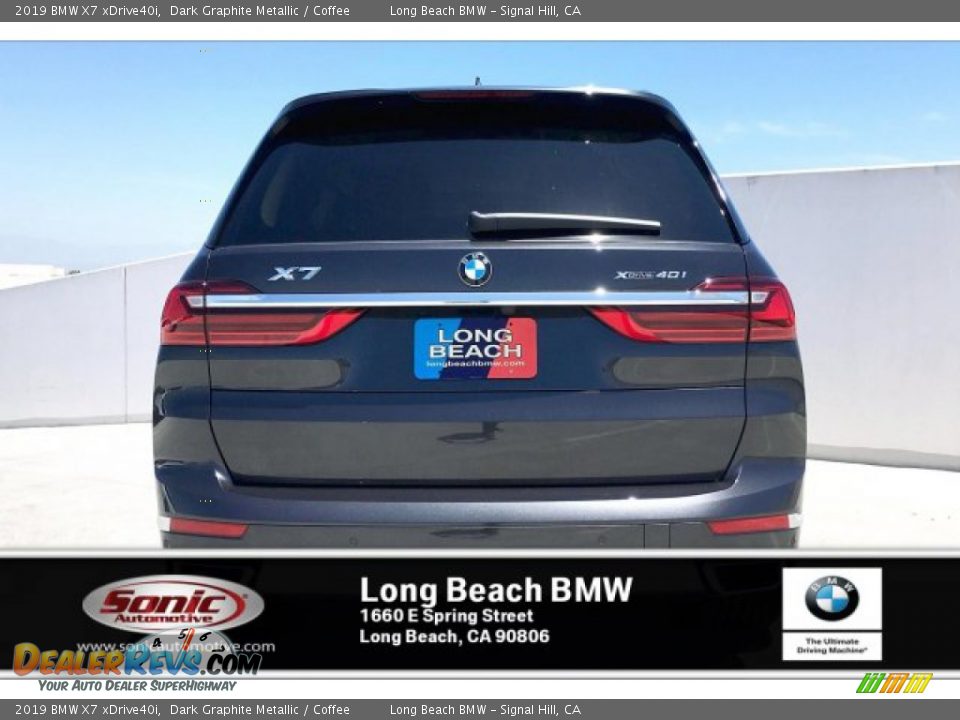 2019 BMW X7 xDrive40i Dark Graphite Metallic / Coffee Photo #3