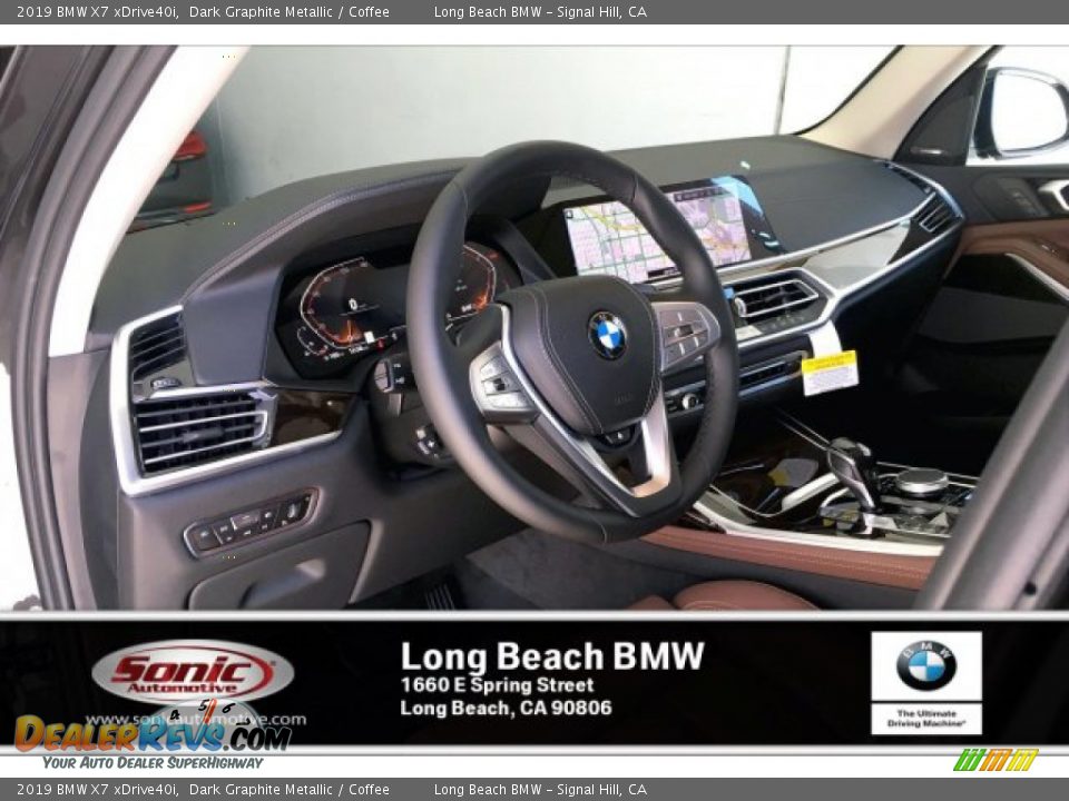 2019 BMW X7 xDrive40i Dark Graphite Metallic / Coffee Photo #4