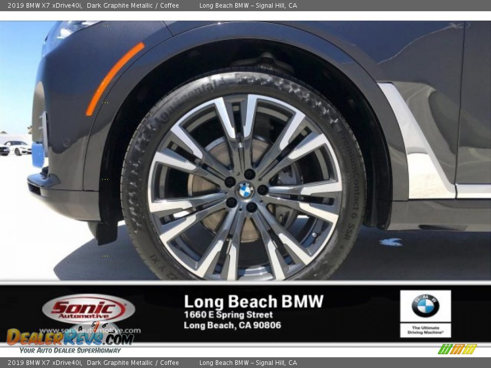 2019 BMW X7 xDrive40i Dark Graphite Metallic / Coffee Photo #9
