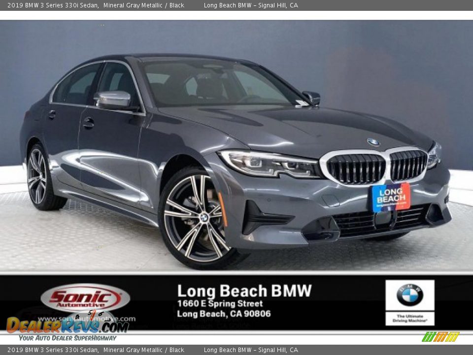 2019 BMW 3 Series 330i Sedan Mineral Gray Metallic / Black Photo #1