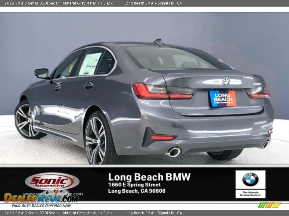 2019 BMW 3 Series 330i Sedan Mineral Gray Metallic / Black Photo #2