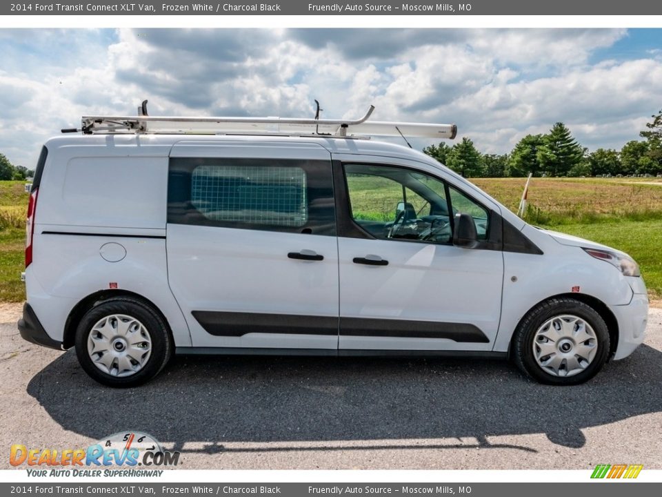 2014 Ford Transit Connect XLT Van Frozen White / Charcoal Black Photo #3