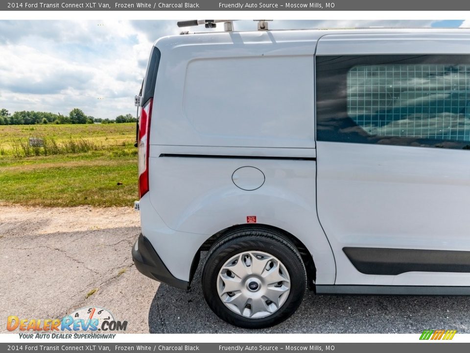 2014 Ford Transit Connect XLT Van Frozen White / Charcoal Black Photo #4