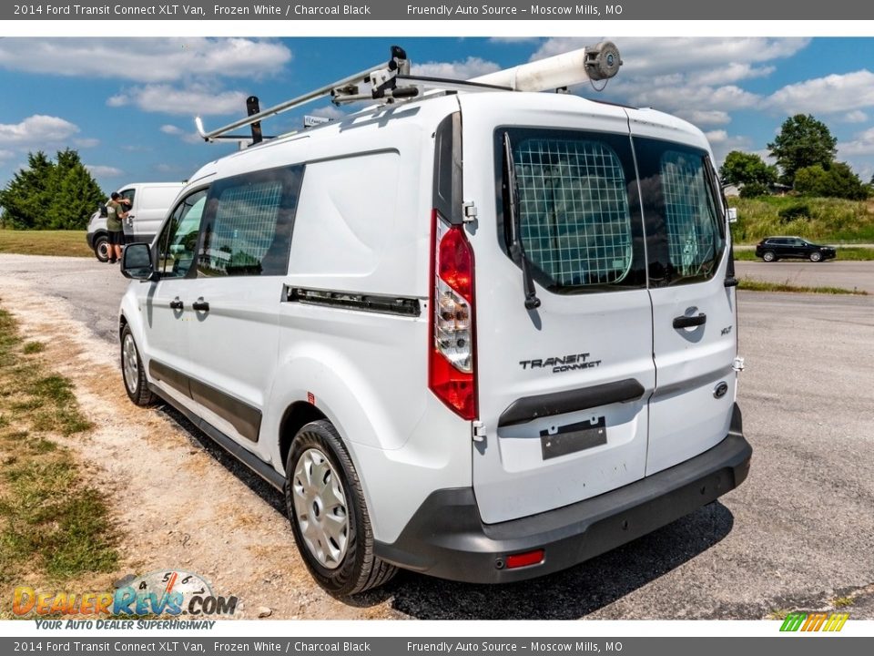 2014 Ford Transit Connect XLT Van Frozen White / Charcoal Black Photo #6