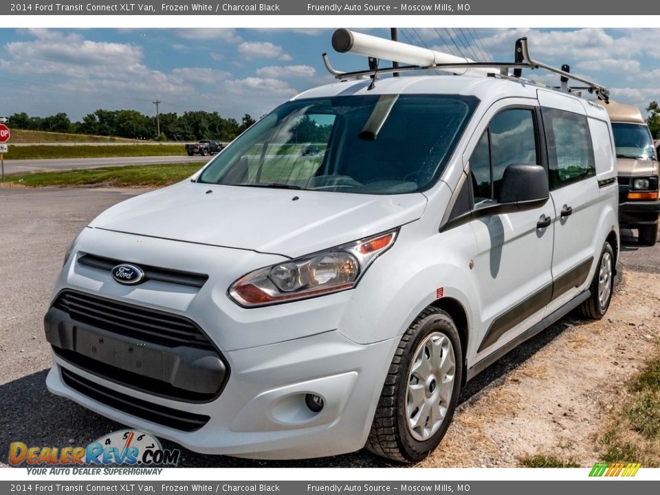 2014 Ford Transit Connect XLT Van Frozen White / Charcoal Black Photo #8