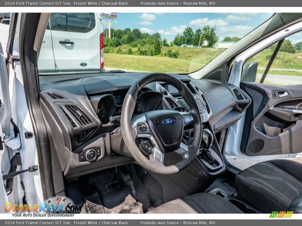 2014 Ford Transit Connect XLT Van Frozen White / Charcoal Black Photo #21