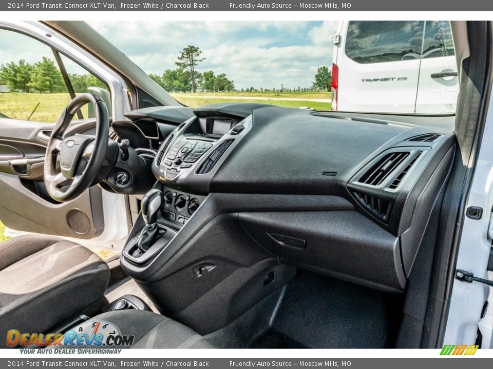 2014 Ford Transit Connect XLT Van Frozen White / Charcoal Black Photo #24