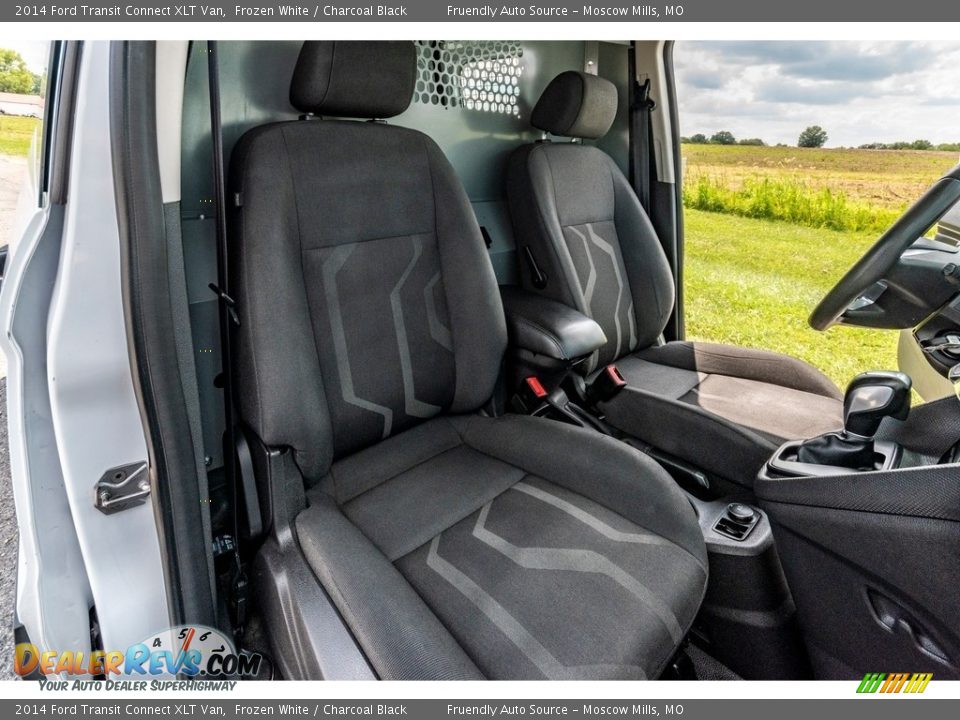 2014 Ford Transit Connect XLT Van Frozen White / Charcoal Black Photo #25