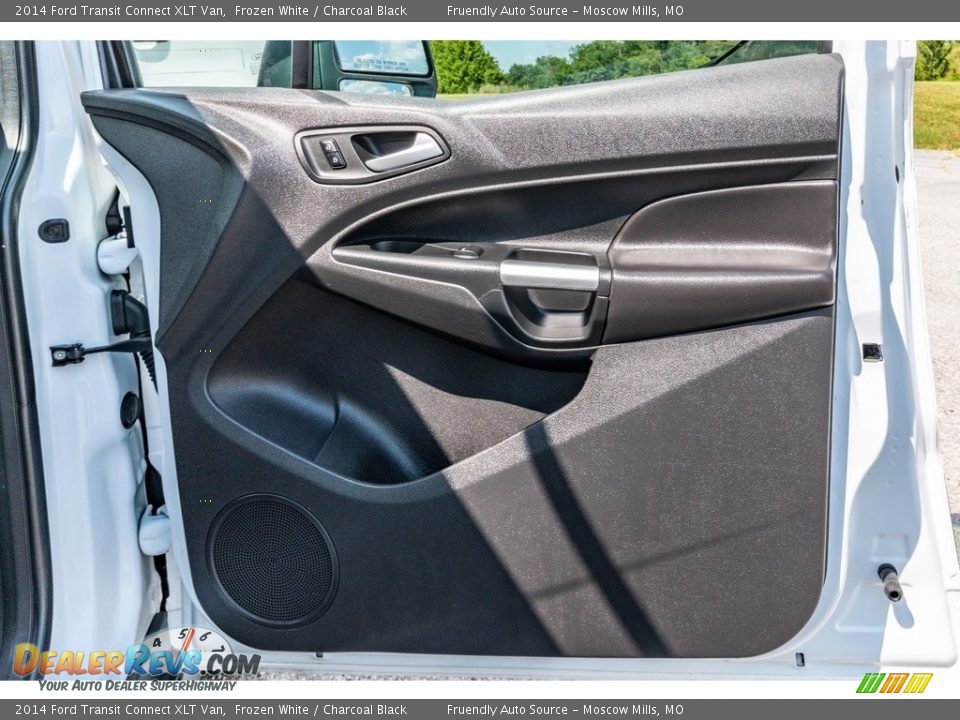 2014 Ford Transit Connect XLT Van Frozen White / Charcoal Black Photo #26
