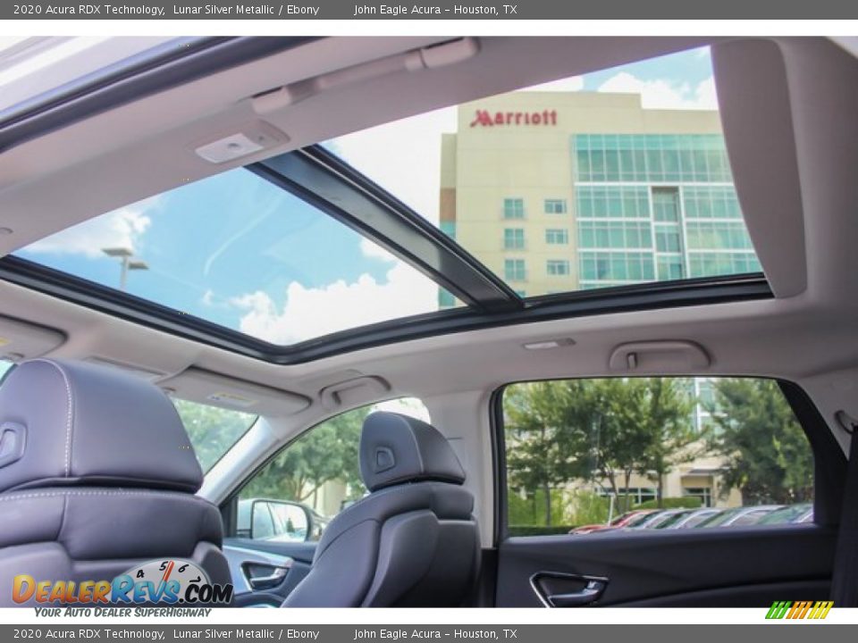 2020 Acura RDX Technology Lunar Silver Metallic / Ebony Photo #14