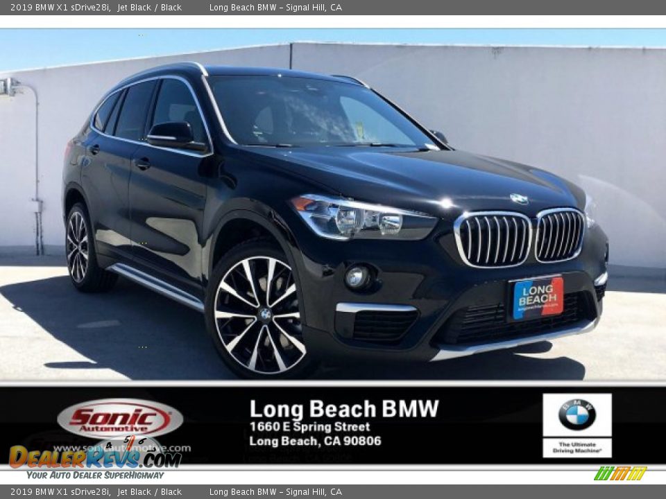 2019 BMW X1 sDrive28i Jet Black / Black Photo #1