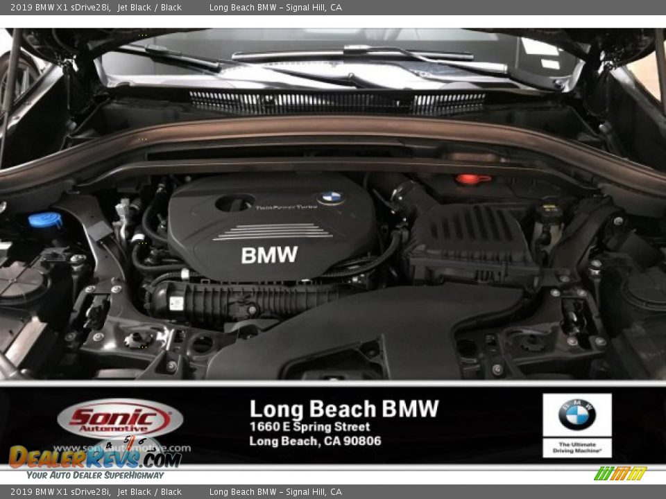 2019 BMW X1 sDrive28i Jet Black / Black Photo #8