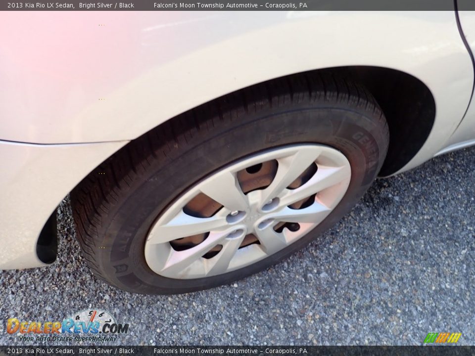 2013 Kia Rio LX Sedan Bright Silver / Black Photo #5