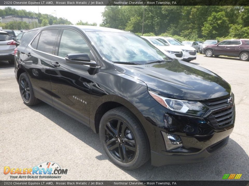 2020 Chevrolet Equinox LT AWD Mosaic Black Metallic / Jet Black Photo #7