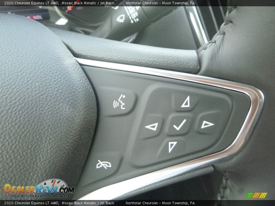 2020 Chevrolet Equinox LT AWD Mosaic Black Metallic / Jet Black Photo #18