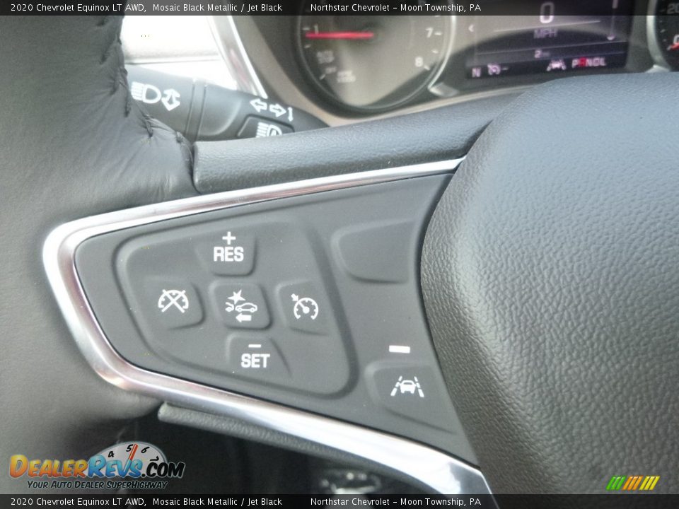 2020 Chevrolet Equinox LT AWD Mosaic Black Metallic / Jet Black Photo #19