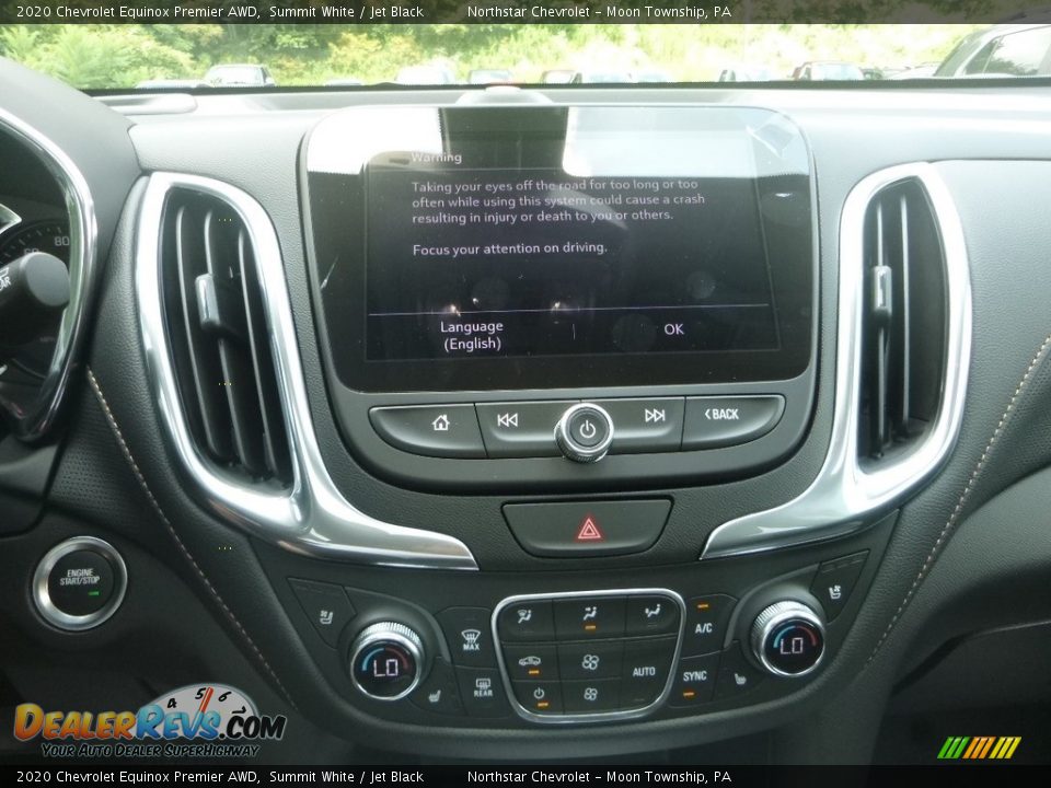 2020 Chevrolet Equinox Premier AWD Summit White / Jet Black Photo #18