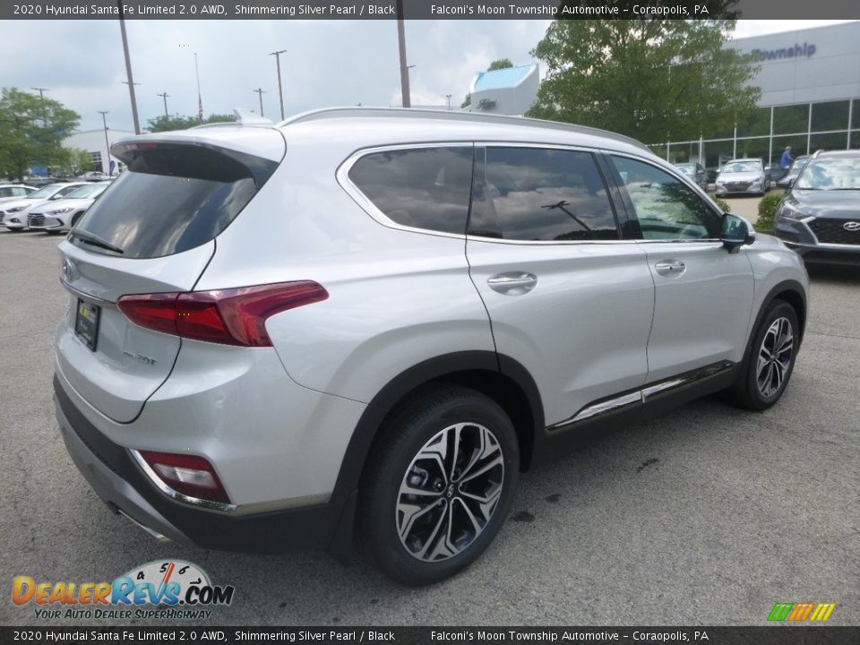 2020 Hyundai Santa Fe Limited 2.0 AWD Shimmering Silver Pearl / Black Photo #2