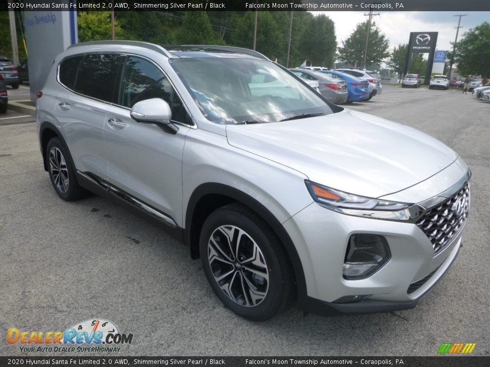 Front 3/4 View of 2020 Hyundai Santa Fe Limited 2.0 AWD Photo #3