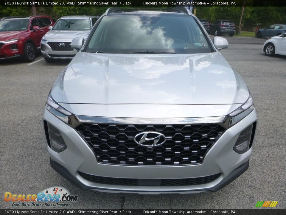 2020 Hyundai Santa Fe Limited 2.0 AWD Shimmering Silver Pearl / Black Photo #4