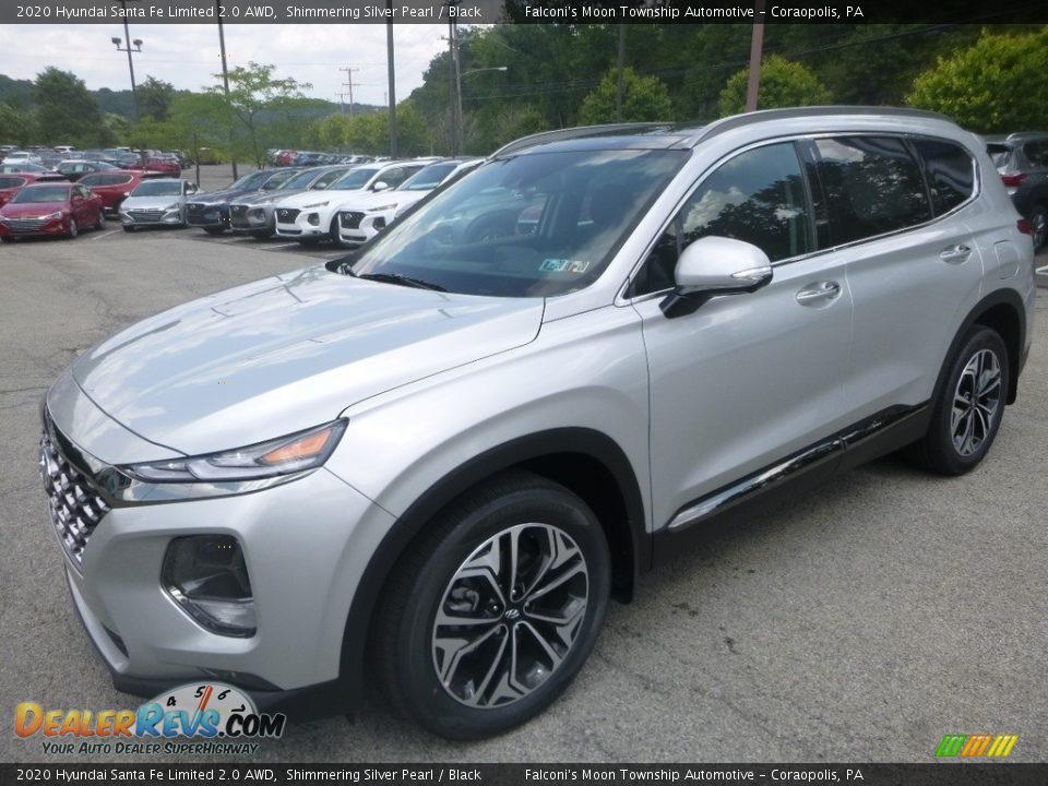 Shimmering Silver Pearl 2020 Hyundai Santa Fe Limited 2.0 AWD Photo #5