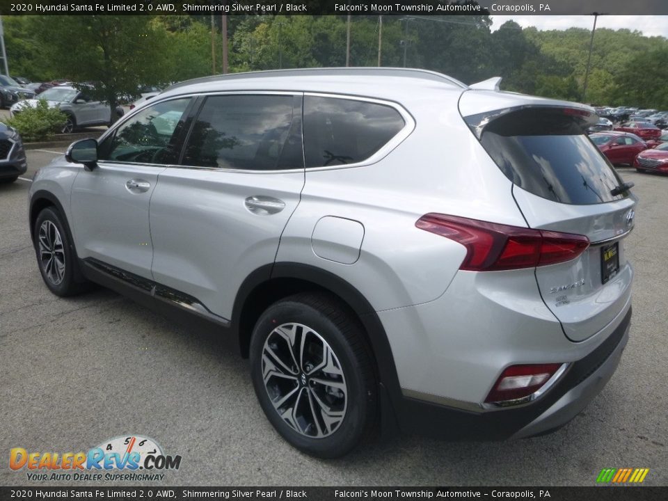 2020 Hyundai Santa Fe Limited 2.0 AWD Shimmering Silver Pearl / Black Photo #6