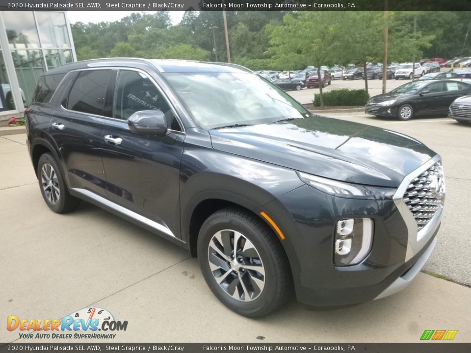 Front 3/4 View of 2020 Hyundai Palisade SEL AWD Photo #3