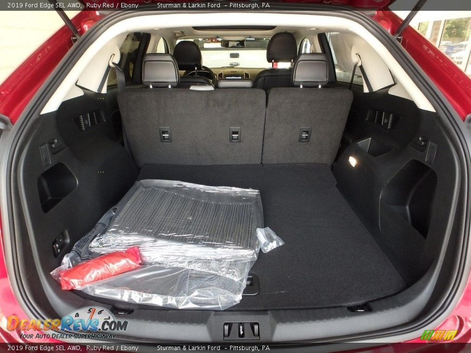 2019 Ford Edge SEL AWD Ruby Red / Ebony Photo #3