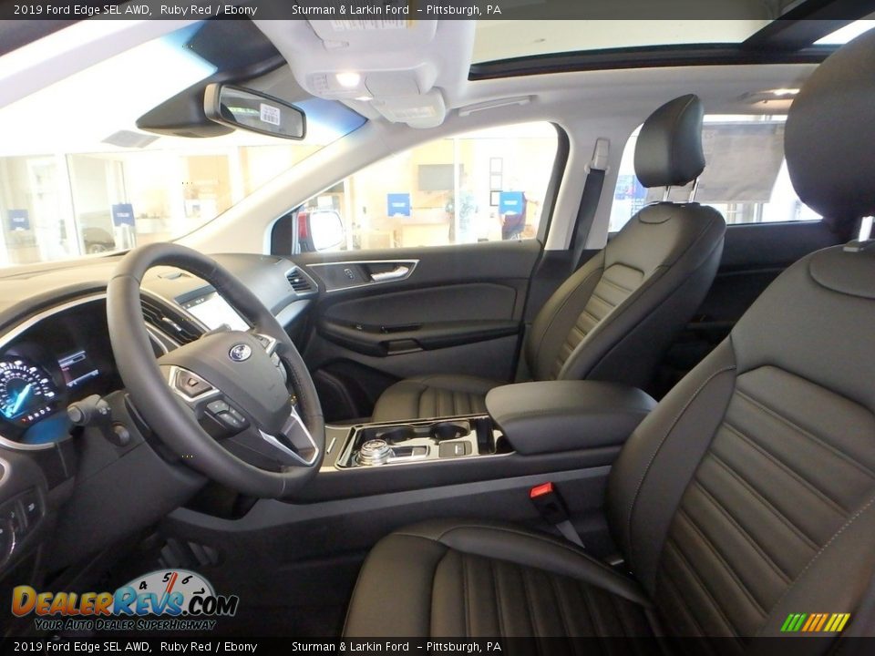 2019 Ford Edge SEL AWD Ruby Red / Ebony Photo #7