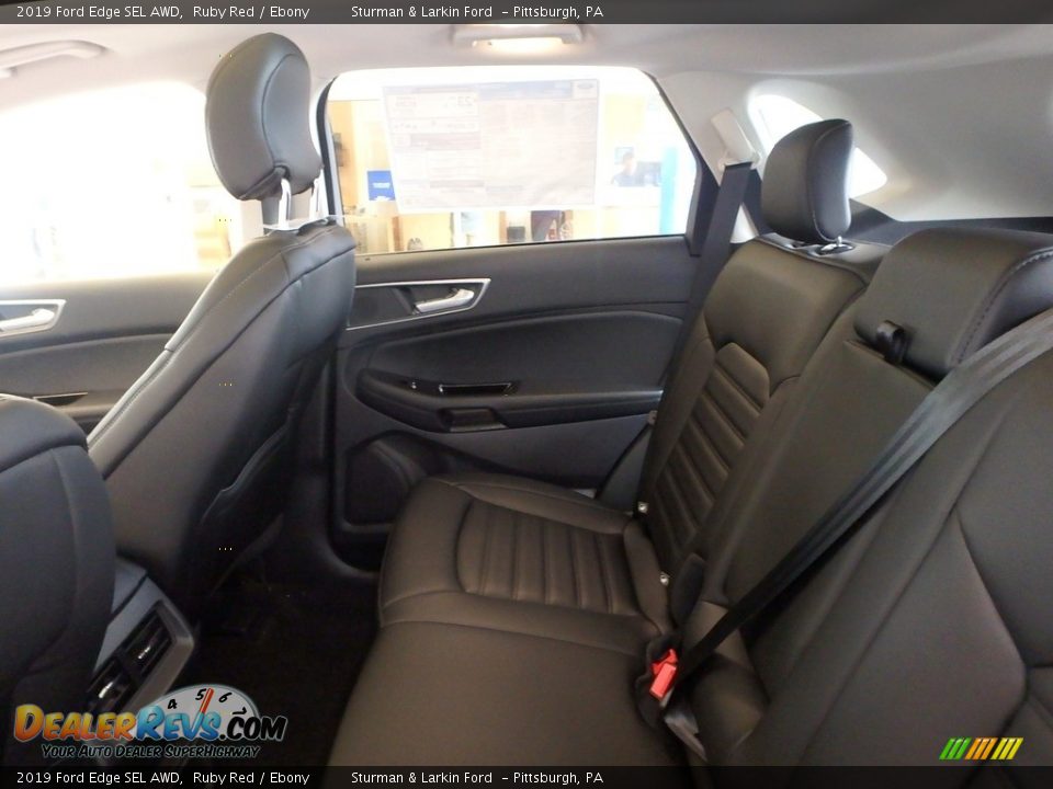 2019 Ford Edge SEL AWD Ruby Red / Ebony Photo #8