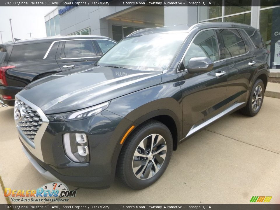 2020 Hyundai Palisade SEL AWD Steel Graphite / Black/Gray Photo #9