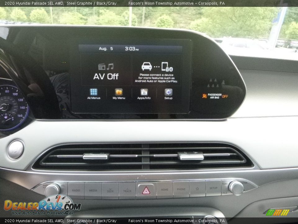 2020 Hyundai Palisade SEL AWD Steel Graphite / Black/Gray Photo #13