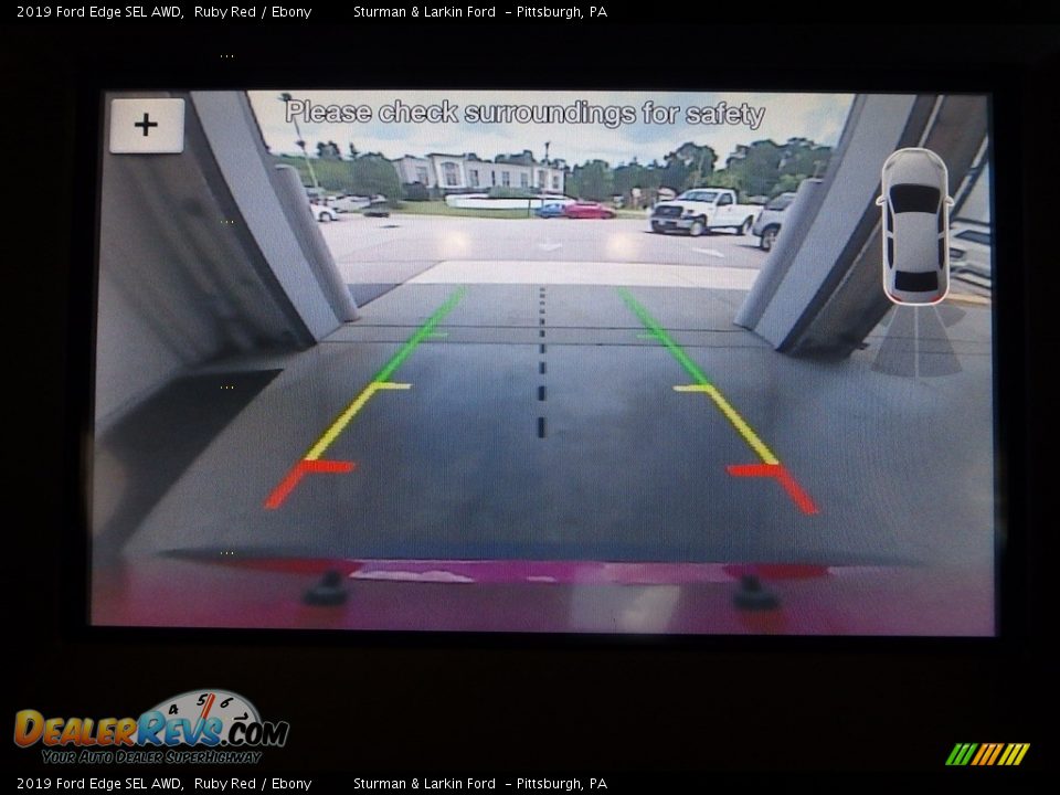 2019 Ford Edge SEL AWD Ruby Red / Ebony Photo #12