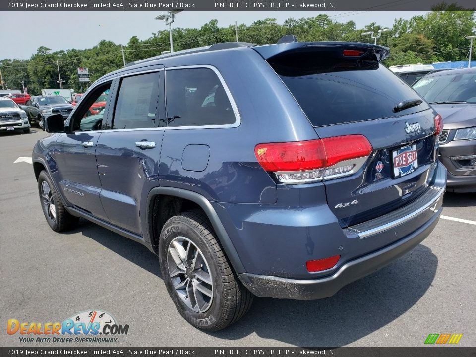 2019 Jeep Grand Cherokee Limited 4x4 Slate Blue Pearl / Black Photo #4