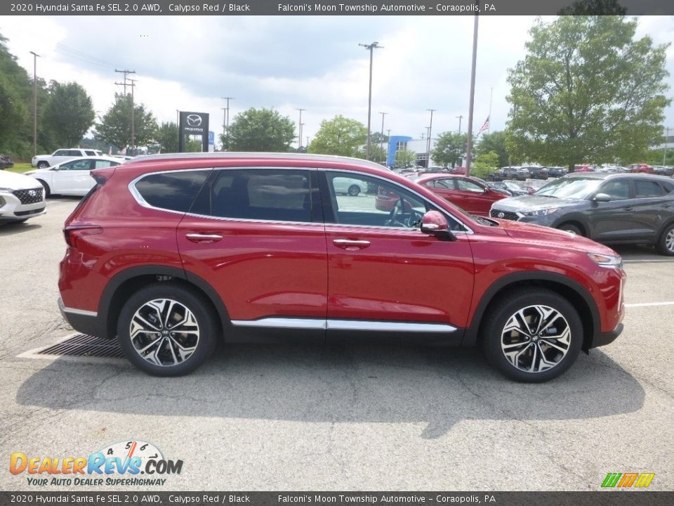 2020 Hyundai Santa Fe SEL 2.0 AWD Calypso Red / Black Photo #1