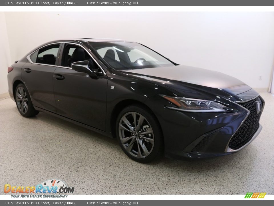 2019 Lexus ES 350 F Sport Caviar / Black Photo #1