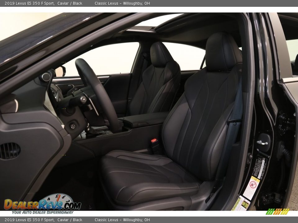 2019 Lexus ES 350 F Sport Caviar / Black Photo #6