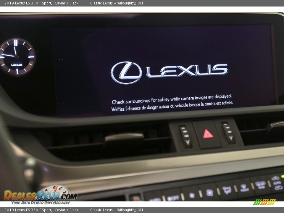 2019 Lexus ES 350 F Sport Caviar / Black Photo #10
