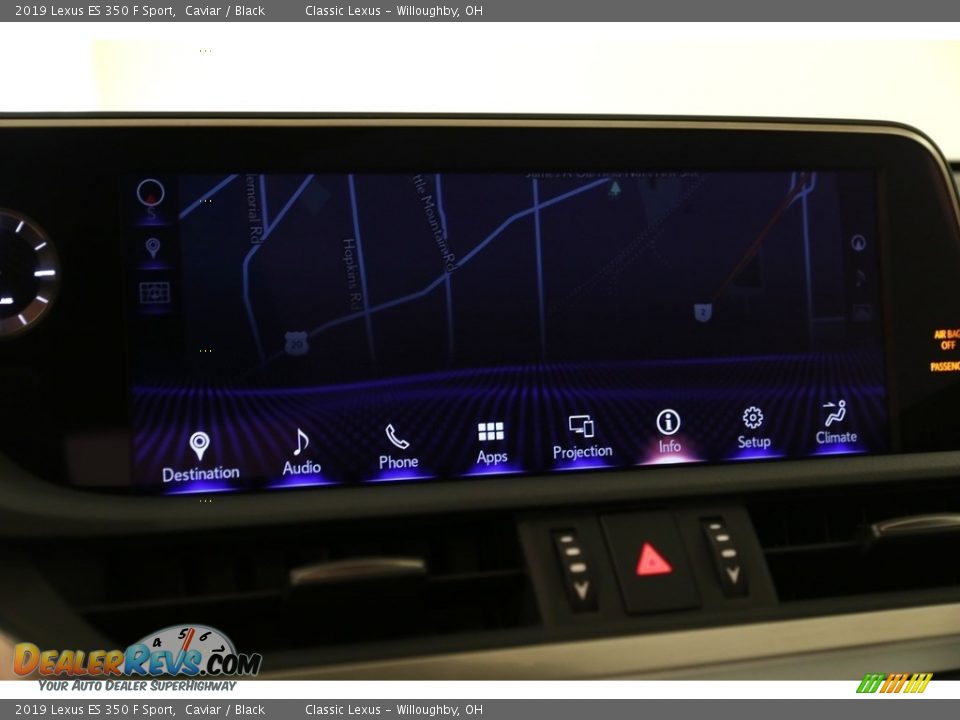 2019 Lexus ES 350 F Sport Caviar / Black Photo #11