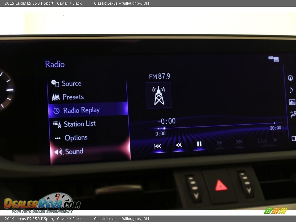 2019 Lexus ES 350 F Sport Caviar / Black Photo #13