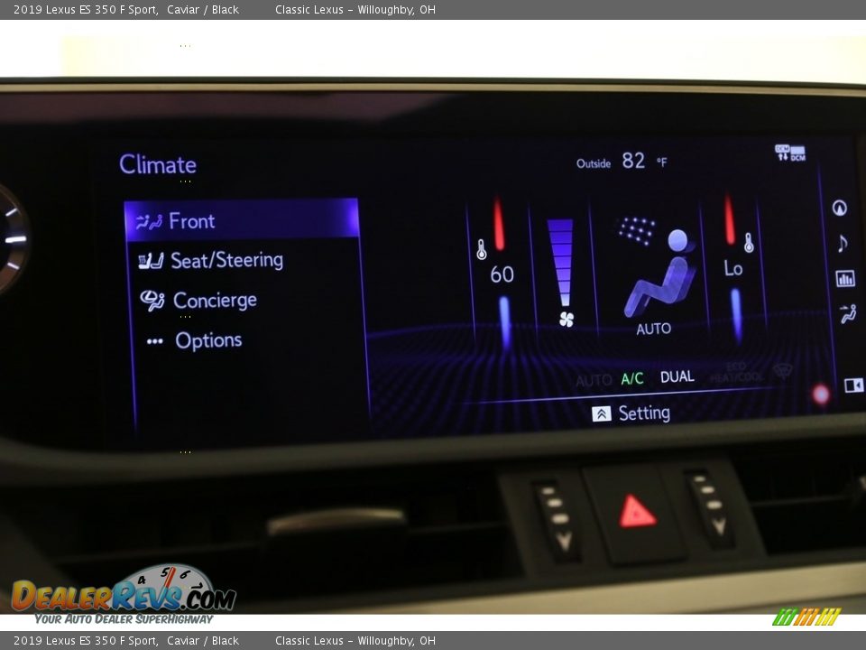 2019 Lexus ES 350 F Sport Caviar / Black Photo #17