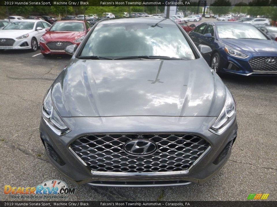 2019 Hyundai Sonata Sport Machine Gray / Black Photo #4