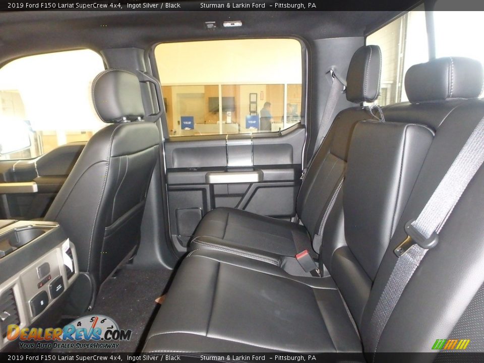 2019 Ford F150 Lariat SuperCrew 4x4 Ingot Silver / Black Photo #7