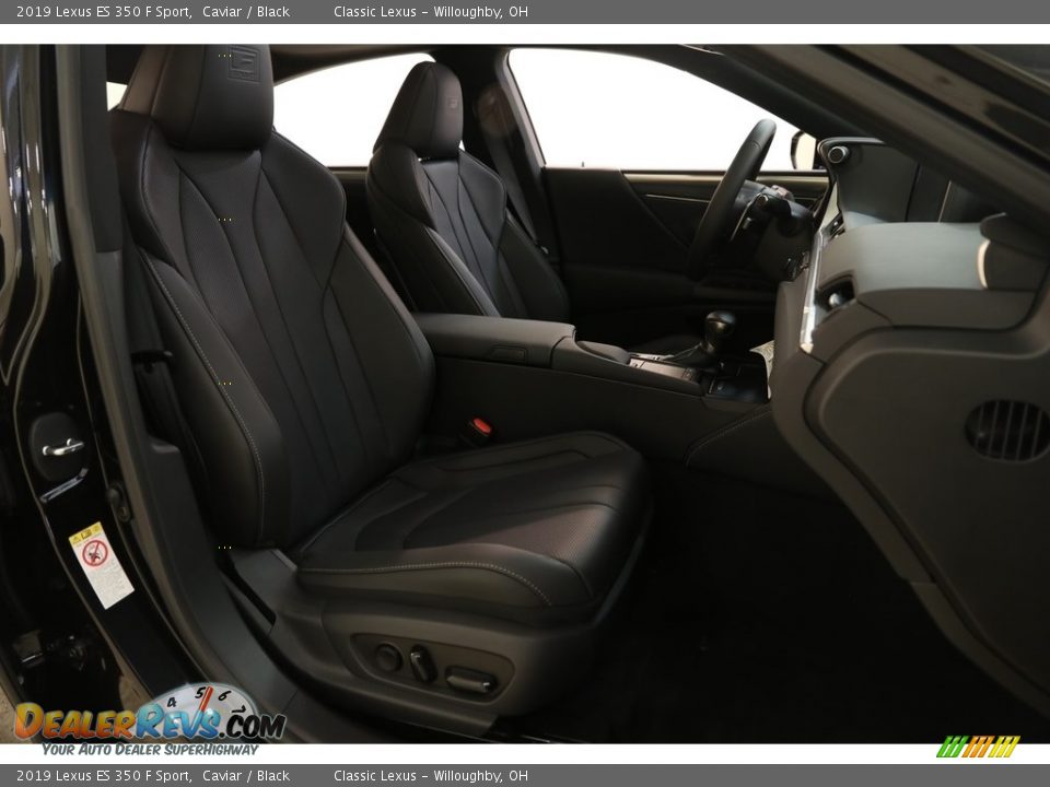 2019 Lexus ES 350 F Sport Caviar / Black Photo #21