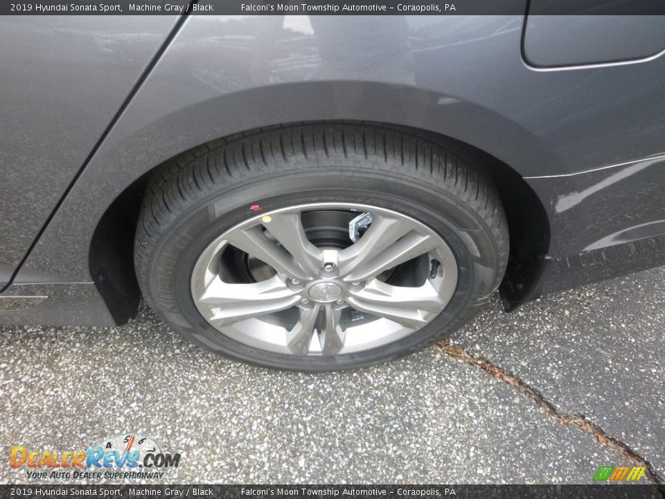 2019 Hyundai Sonata Sport Machine Gray / Black Photo #7