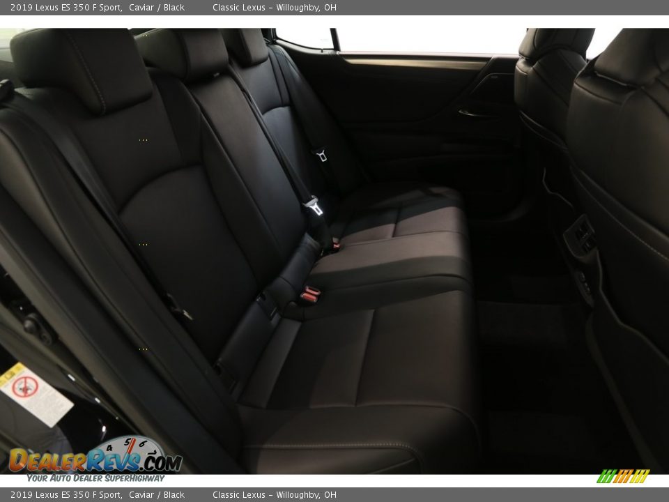 2019 Lexus ES 350 F Sport Caviar / Black Photo #22
